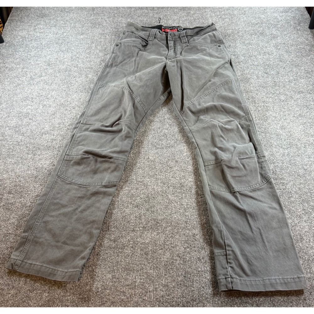 Wrangler All Terrain Gear outdoor Grey Straight Leg Denim Jeans Size 30x30
